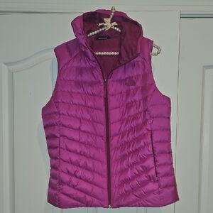 NWOT THE NORTH FACE Pink Tonnerro Hooded Down Vest